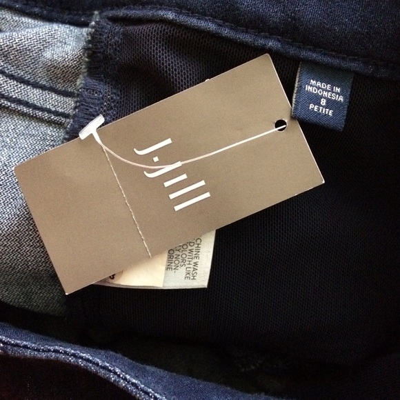 J. Jill High Rise Denim Leggings - Picture 6 of 9